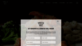 What Bonefishgrill.com website looked like in 2020 (4 years ago)