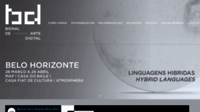 What Bienalartedigital.com website looked like in 2020 (5 years ago)