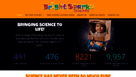 What Brightsparksscience.co.uk website looked like in 2020 (4 years ago)