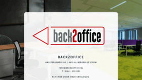 What Back2office.nl website looked like in 2020 (4 years ago)