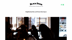 What Blackdoornyc.com website looked like in 2020 (4 years ago)