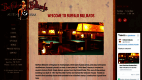 What Buffalobilliardsaustin.com website looked like in 2020 (4 years ago)