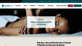 What Baia-spa.com website looked like in 2020 (4 years ago)
