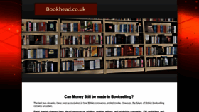 What Bookhead.co.uk website looked like in 2020 (4 years ago)
