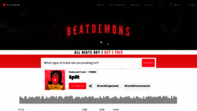 What Beatdemons.com website looked like in 2020 (4 years ago)
