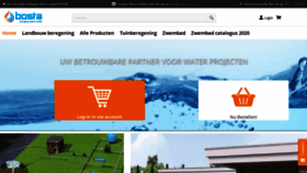 What Bosta.nl website looked like in 2020 (4 years ago)