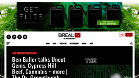 What Breal.tv website looked like in 2020 (4 years ago)