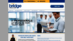 What Bridge-talent.com website looked like in 2020 (4 years ago)