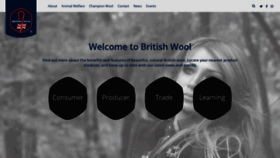 What Britishwool.org.uk website looked like in 2020 (4 years ago)