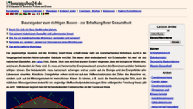 What Bauratgeber24.de website looked like in 2020 (4 years ago)