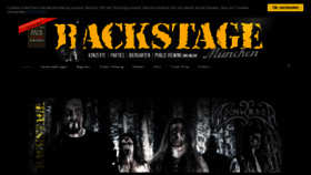 What Backstage.eu website looked like in 2020 (6 years ago)