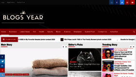 What Blogsyear.com website looked like in 2020 (4 years ago)
