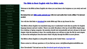 What Basicenglishaudiobible.com website looked like in 2020 (4 years ago)