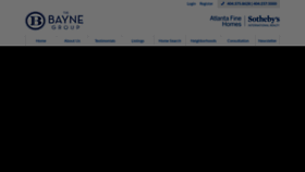 What Baynegroup.com website looked like in 2020 (4 years ago)