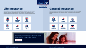 What Bhartiaxa.com website looked like in 2020 (4 years ago)