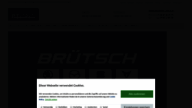 What Bruetsch.de website looked like in 2020 (4 years ago)