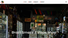 What Brazilsmokeshop.com website looked like in 2020 (4 years ago)