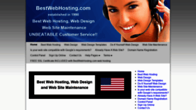What Bestwebhosting.com website looked like in 2020 (4 years ago)