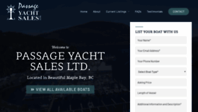 What Bcyachts.com website looked like in 2020 (4 years ago)