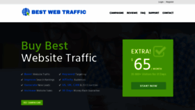 What Bestweb-traffic.com website looked like in 2020 (4 years ago)