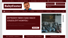 What Babycenter-debrecen.hu website looked like in 2020 (4 years ago)