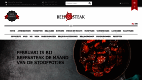 What Beefensteak.nl website looked like in 2020 (4 years ago)