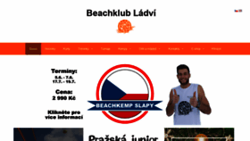 What Beachklubladvi.cz website looked like in 2020 (5 years ago)