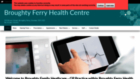 What Broughtyferryhealthcentre.co.uk website looked like in 2020 (4 years ago)