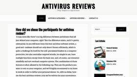 What Bestantivirusreviews.org website looked like in 2020 (4 years ago)