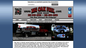 What Bigoakfuel.com website looked like in 2020 (4 years ago)