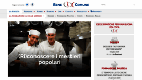 What Benecomune.net website looked like in 2020 (4 years ago)