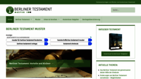 What Berliner-testament-muster.de website looked like in 2020 (4 years ago)