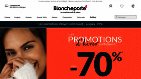 What Blancheporte.fr website looked like in 2020 (4 years ago)