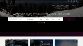 What Beavercreekmtnrealestate.com website looked like in 2020 (4 years ago)