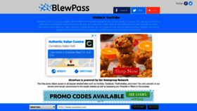 What Blewpass.com website looked like in 2020 (4 years ago)