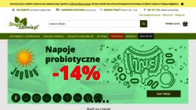What Bionaturalni.pl website looked like in 2020 (4 years ago)