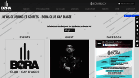 What Boraclub.fr website looked like in 2020 (4 years ago)