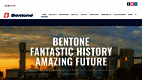 What Bentone.se website looked like in 2020 (4 years ago)