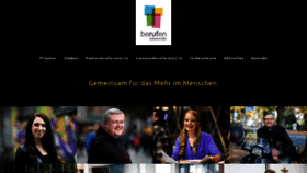 What Berufen.de website looked like in 2020 (4 years ago)