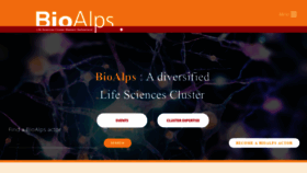 What Bioalps.org website looked like in 2020 (4 years ago)
