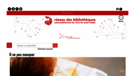 What Bibliotheque-agglo-stomer.fr website looked like in 2020 (4 years ago)