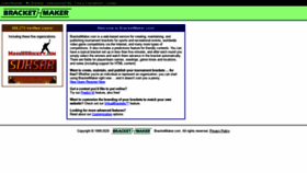 What Bracketmaker.com website looked like in 2020 (5 years ago)