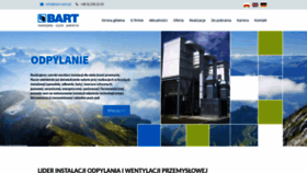 What Bart-vent.pl website looked like in 2020 (5 years ago)