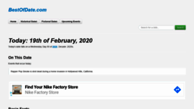 What Bestofdate.com website looked like in 2020 (4 years ago)