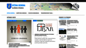 What Bebrina.hr website looked like in 2020 (4 years ago)