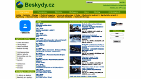 What Beskydy.cz website looked like in 2020 (4 years ago)