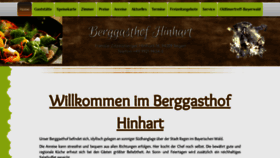 What Berggasthof.de website looked like in 2020 (4 years ago)