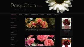 What Burnleyflowers.co.uk website looked like in 2020 (4 years ago)