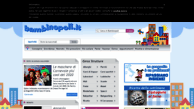 What Bambinopoli.it website looked like in 2020 (4 years ago)