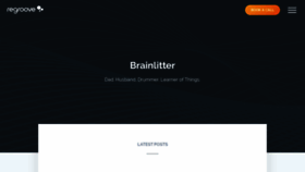 What Brainlitter.com website looked like in 2020 (4 years ago)